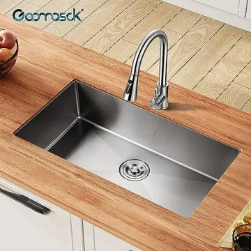 Premium 30” Undermount Kitchen Sink Stainless Steel Durable