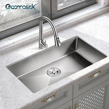 Premium 30” Undermount Kitchen Sink Stainless Steel Durable