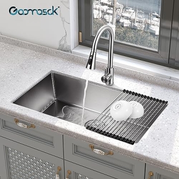 Premium 30” Undermount Kitchen Sink Stainless Steel Durable