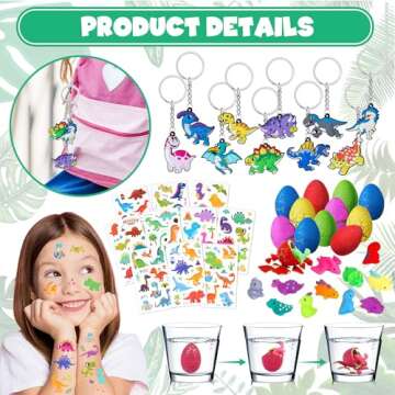 DMIGHT Dinosaur Party Favors for Kids Birthday Celebration