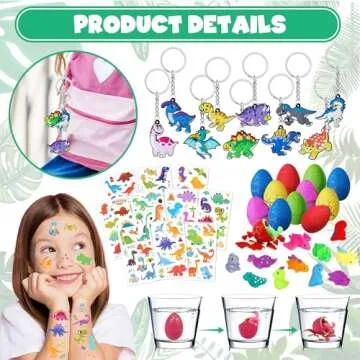 DMIGHT Dinosaur Party Favors for Kids Birthday Celebration