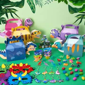 DMIGHT Dinosaur Party Favors for Kids Birthday Celebration