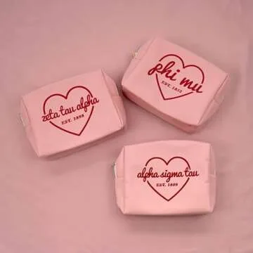 Zeta Tau Alpha Makeup Bag - Stylish & Functional