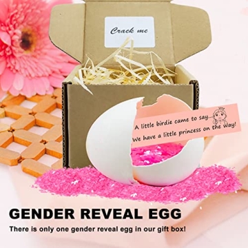 MUFUN Baby Gender Reveal Egg for Sweet Surprises