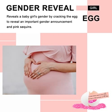 MUFUN Baby Gender Reveal Egg for Sweet Surprises
