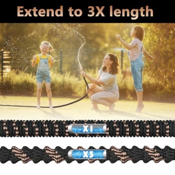 Lightweight 100 ft Expandable Garden Hose with Nozzles