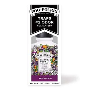 Poo-Pourri Before-You-Go Toilet Spray, Amber Neroli, 2 oz,BB9491