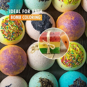 DIY Bath Bomb Kit with Molds & Colorants - 46 Pcs