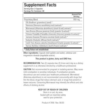 Biotics Research Dysbiocide Synergistic Botanical Blend Supports Normal Gut Health for Women & Men - Digestive Health Supplement - Supports Balanced Gut microbiome - 120 Capsules