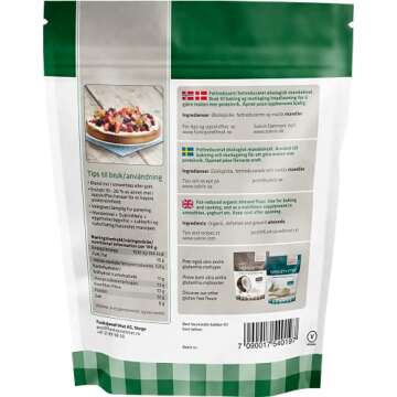 Sukrin Flour - Natural Low Carb Flour Substitute For Healthy Cooking and Baking (Organic Almond Flou...