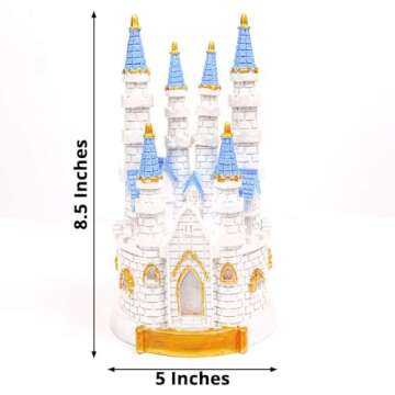 Efavormart 8.5" Cinderella's Castle Cake Topper Figurine For Wedding Party Special Event