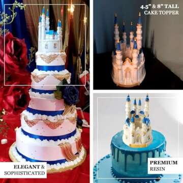Efavormart 8.5" Cinderella's Castle Cake Topper Figurine For Wedding Party Special Event