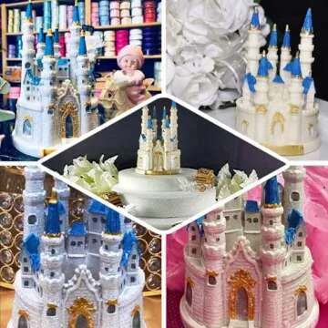 Efavormart 8.5" Cinderella's Castle Cake Topper Figurine For Wedding Party Special Event