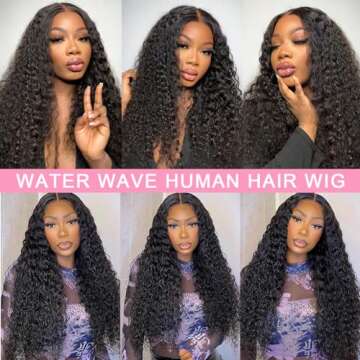 Premium Tryfey Water Wave Lace Front Wigs for Women