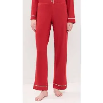 Eberjey Gisele Classic Women's Pajama Set | Long Sleeve Button Down Shirt with Front Pocket, Shorts with Elastic Waist | Super Soft Lightweight Breathable Modal Jersey Fabric Sleepwear