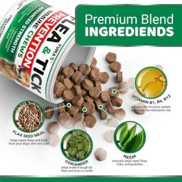 Natural Flea and Tick Prevention Chewables for Dogs