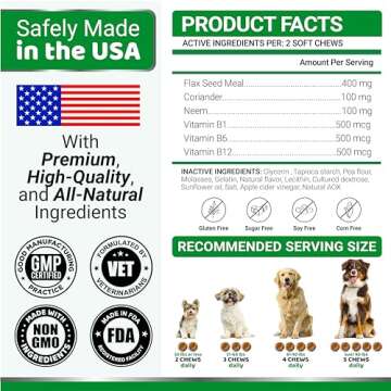 Natural Flea and Tick Prevention Chewables for Dogs