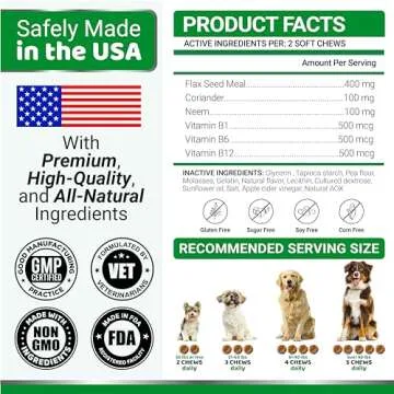 Natural Flea and Tick Prevention Chewables for Dogs