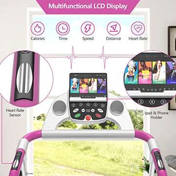 Goplus Folding Treadmill with LED Display - Perfect for Home Use