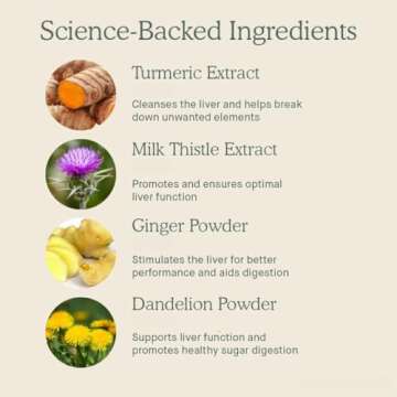 Liver Support Shot with Turmeric | Vegan & Gluten-Free | 16oz