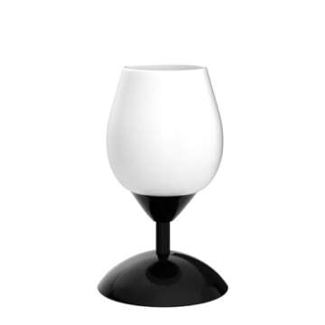 Boncoo Touch Control Table Lamp Dimmable Small Lamp, Ambient Light with Opal Glass Shade Simple Night Light, Modern Accent Lamp Bedside Nightstand Lamp for Bedroom Living Room, E12 Bulb Included