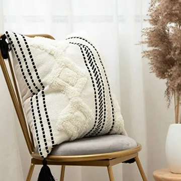 BLUE PAGE 18x18 Morocco Throw Pillow Cover