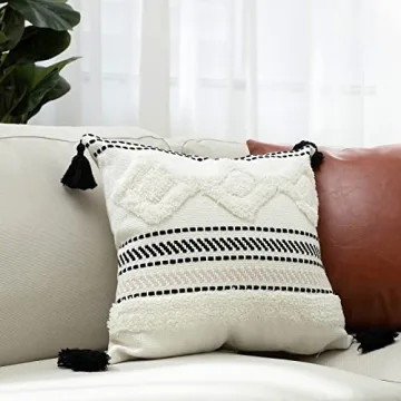 BLUE PAGE 18x18 Morocco Throw Pillow Cover