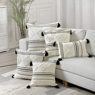 BLUE PAGE 18x18 Morocco Throw Pillow Cover