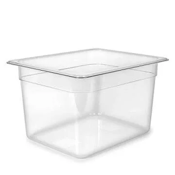 EVERIE Sous Vide Container 12 Quart EVC-12 with Collapsible Hinged Lid Compatible with Anova Nano or AN500-US00 or Anova Pro 3.0 or Anova Mini, Also Fits Instant Pot