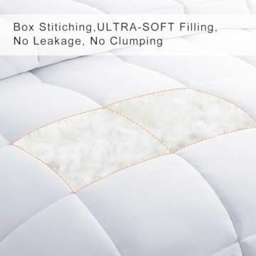 COHOME All Season Queen Cooling Comforter - Luxurious Soft Design