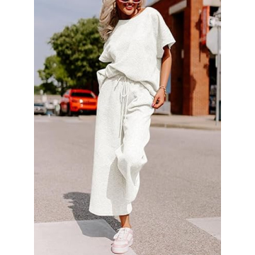 SHEWIN Women 2 Piece Casual Sweat Set for Ultimate Comfort