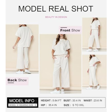 SHEWIN Women 2 Piece Casual Sweat Set for Ultimate Comfort