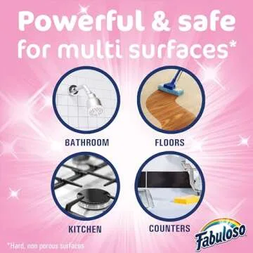 Fabuloso Multi-Purpose Cleaner & Floor Cleaner, 2X Concentrated, Watermelon Scent, 56 fluid ounces