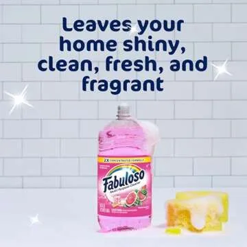 Fabuloso Multi-Purpose Cleaner & Floor Cleaner, 2X Concentrated, Watermelon Scent, 56 fluid ounces