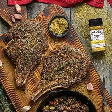 Kinder's Organic Buttery Steakhouse Rub for Gourmet Cooking