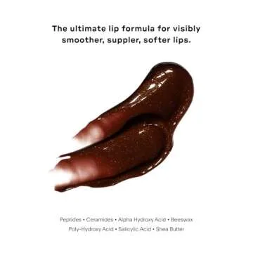 U Beauty The PLASMA Tinted Lip Compound Anti-Wrinkle & Anti-Aging Treatment - Shimmery Plumping Lip Gloss with Hyaluronic Acid, Shea Butter, Salicylic Acid & Peptides to Deeply Hydrate,Sable- 15 mL