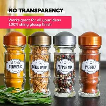 Glossy Sticker Paper for Inkjet Printers | 20 Sheets 8.5x11