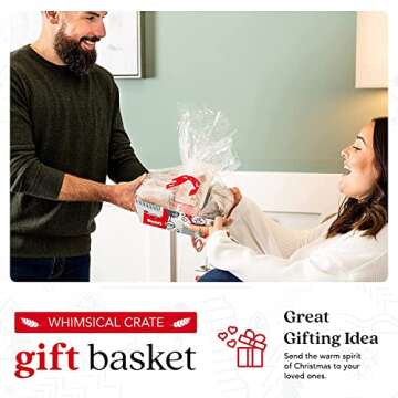 David's Holiday Cookie & Brownie Gift Basket Crate