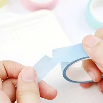 VIVIQUEN 20 Rolls Washi Tape Set Vibrant Craft Tapes