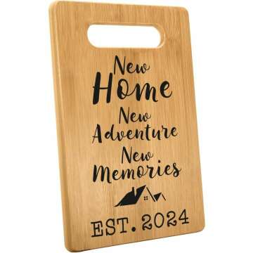 Perfect Housewarming Gift for New Homeowners - Unique Cutting Board