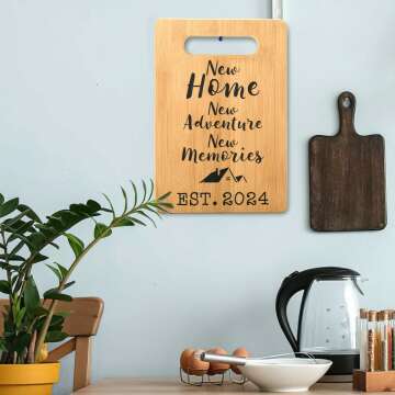 Unique Cutting Board as Housewarming Gift for New Homeowners