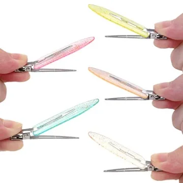 URATOT 25 No Bend Hair Clips for Styling and Makeup