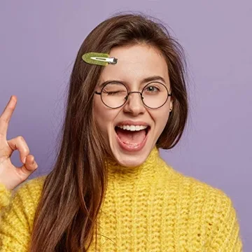 URATOT 25 No Bend Hair Clips for Styling and Makeup