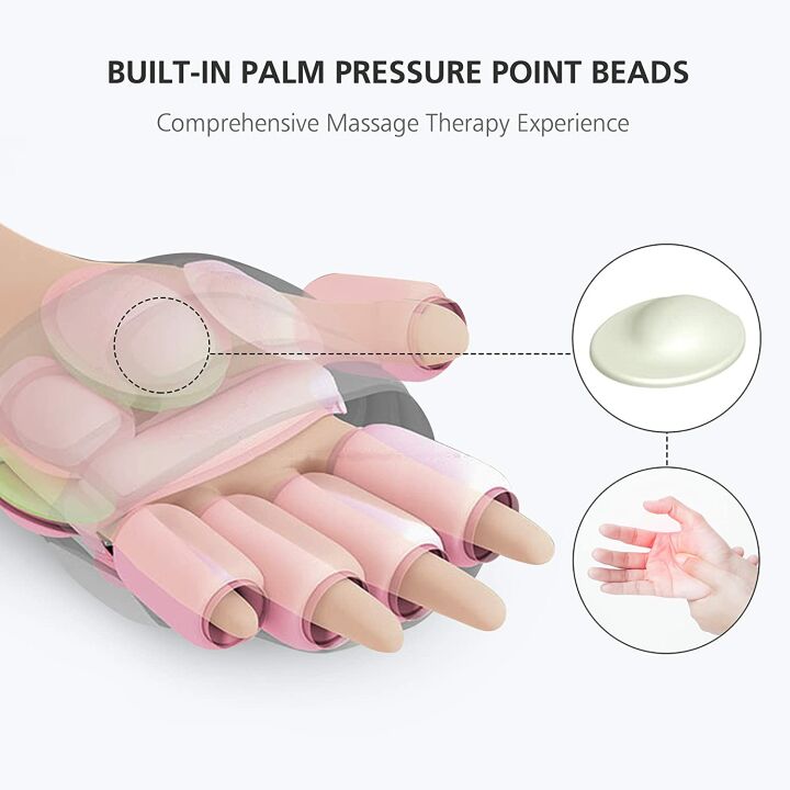 Wireless Hand Massager with Heat and Compression