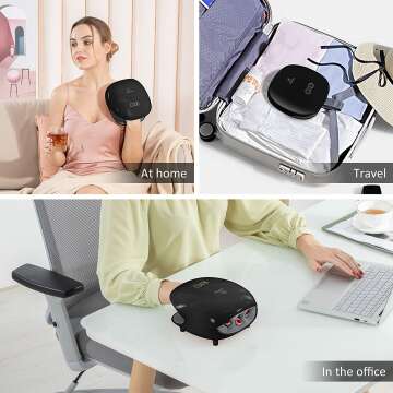 Wireless Hand Massager with Heat and Compression