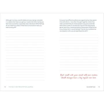 The Self-Care Prescription Journal: Powerful Prompts to Manage Emotions, Cultivate Well-Being, and A...