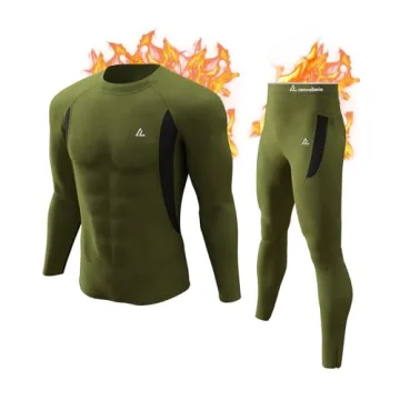 CL convallaria Thermal Underwear Long Johns Set Mens Winter Hunting Gear Sport Base Layer Bottom Top
