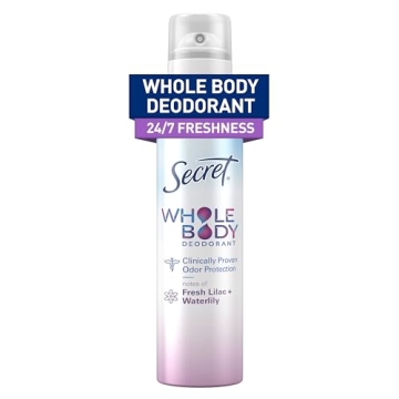 Secret Lilac & Waterlily Whole Body Deodorant Spray