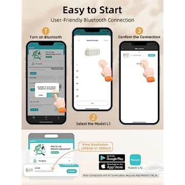 MakeID Label Maker - Portable Waterproof Label Printer