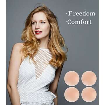 Reusable Silicone Nipple Covers - 6 Pairs for Ultimate Comfort